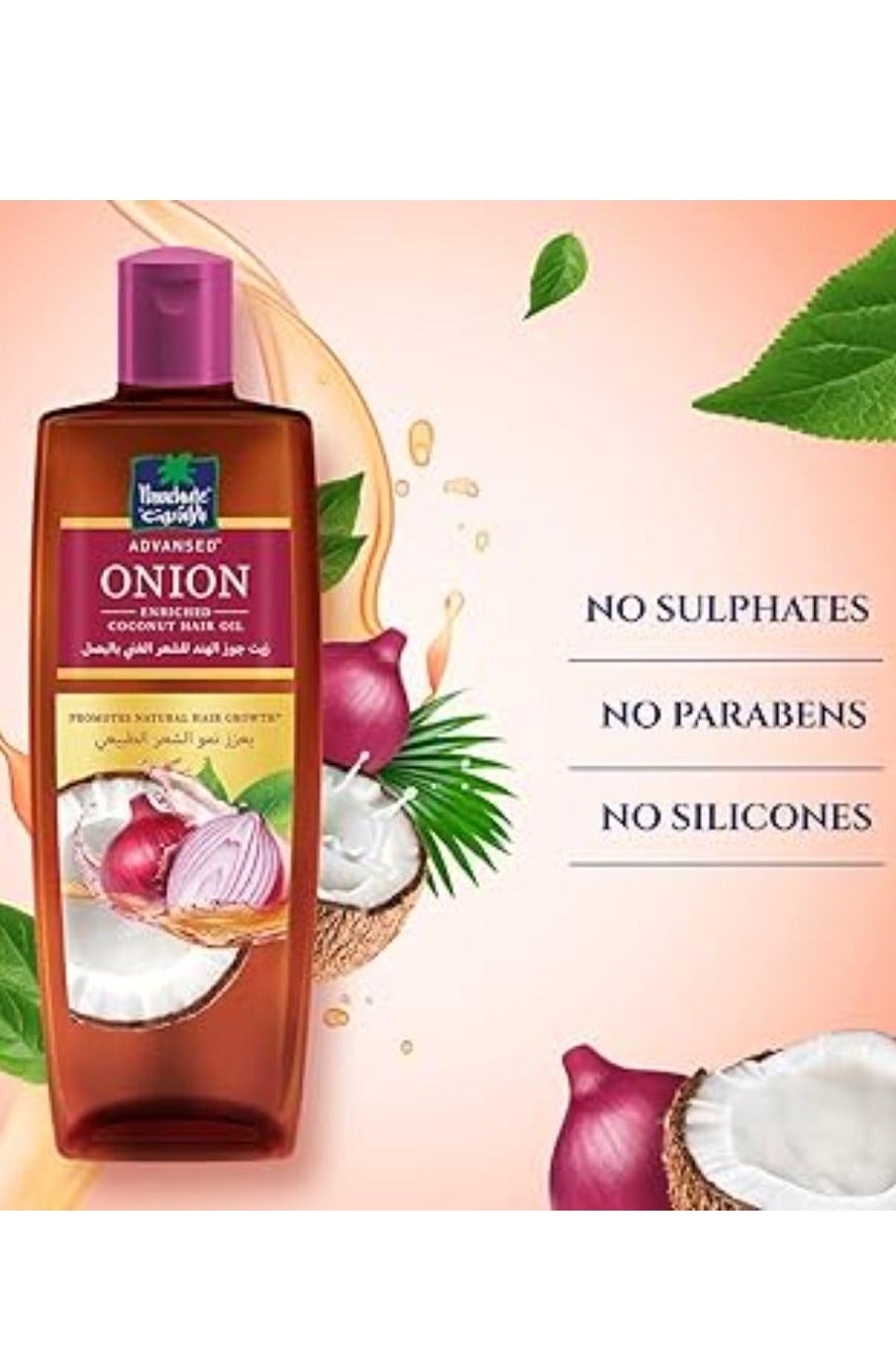 Advansed Onion Oil For Hair Growth, , Blend Of Onion & Coconut Oil, Controls Hair fall & Promotes Hair Growth, 200Ml