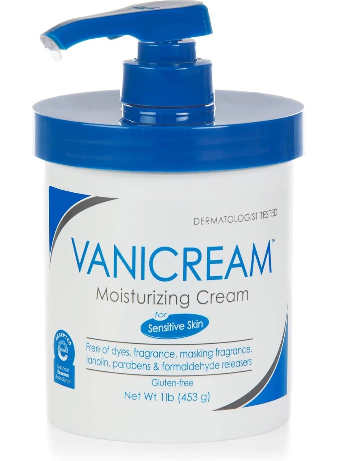 Moisturizing Cream For Sensitive Skin, 1 Lb