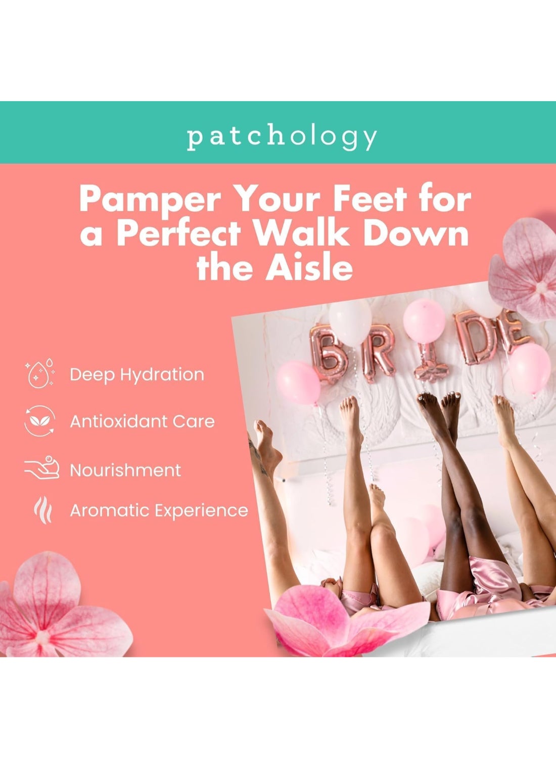 Patchology Serve Chilled Rosé Toes – Deep Softening for Rough Feet, AHA & Rose Oil, Exfoliating Bootie for Callus Relief 1 Pair - image 7