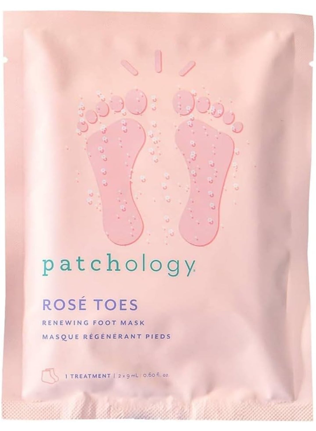 Patchology Serve Chilled Rosé Toes – Deep Softening for Rough Feet, AHA & Rose Oil, Exfoliating Bootie for Callus Relief 1 Pair - image 8