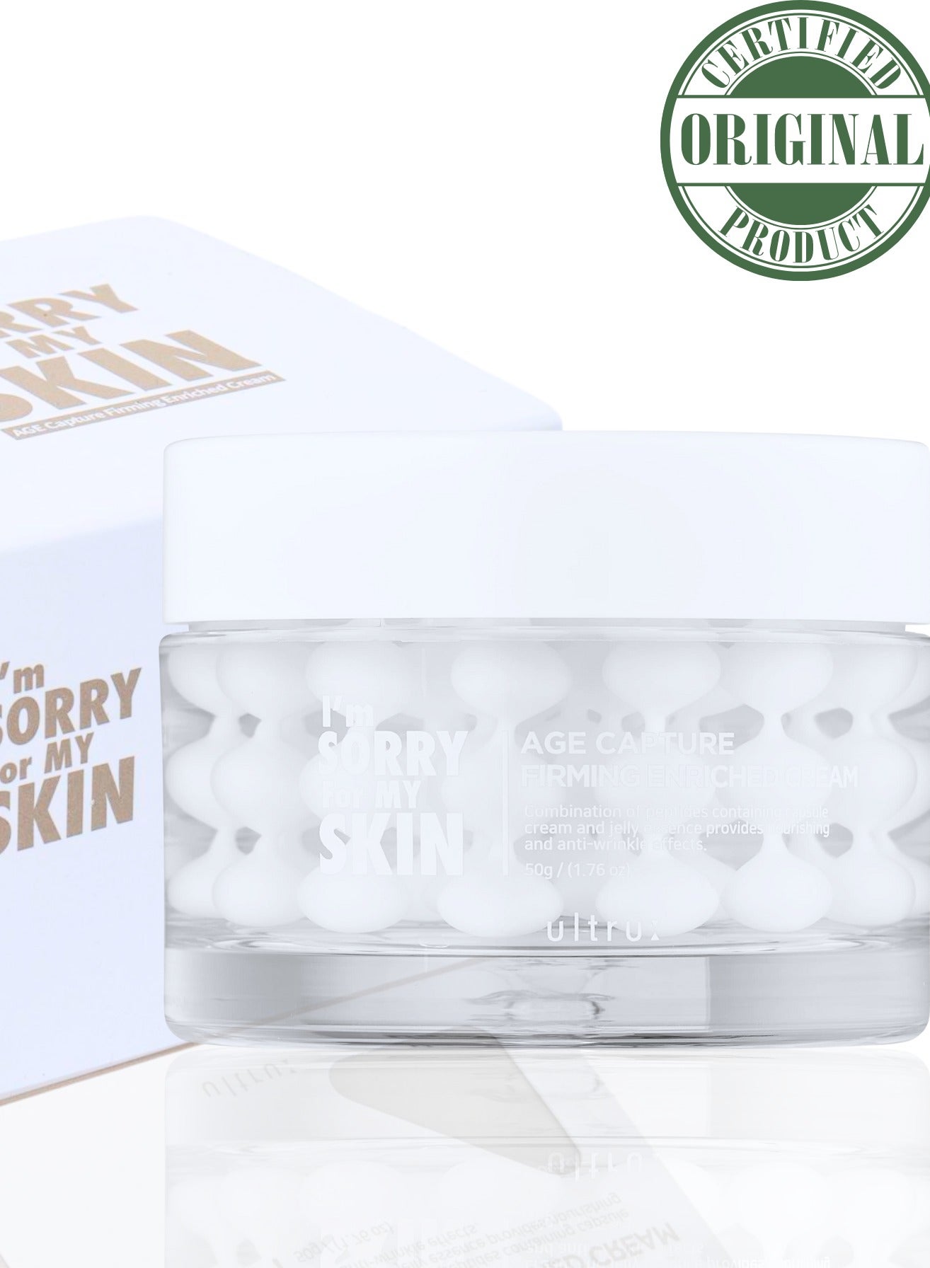 I'M SORRY FOR MY SKIN Age Capture Firming Enriched Cream for Lifted, Firm & Youthful Skin