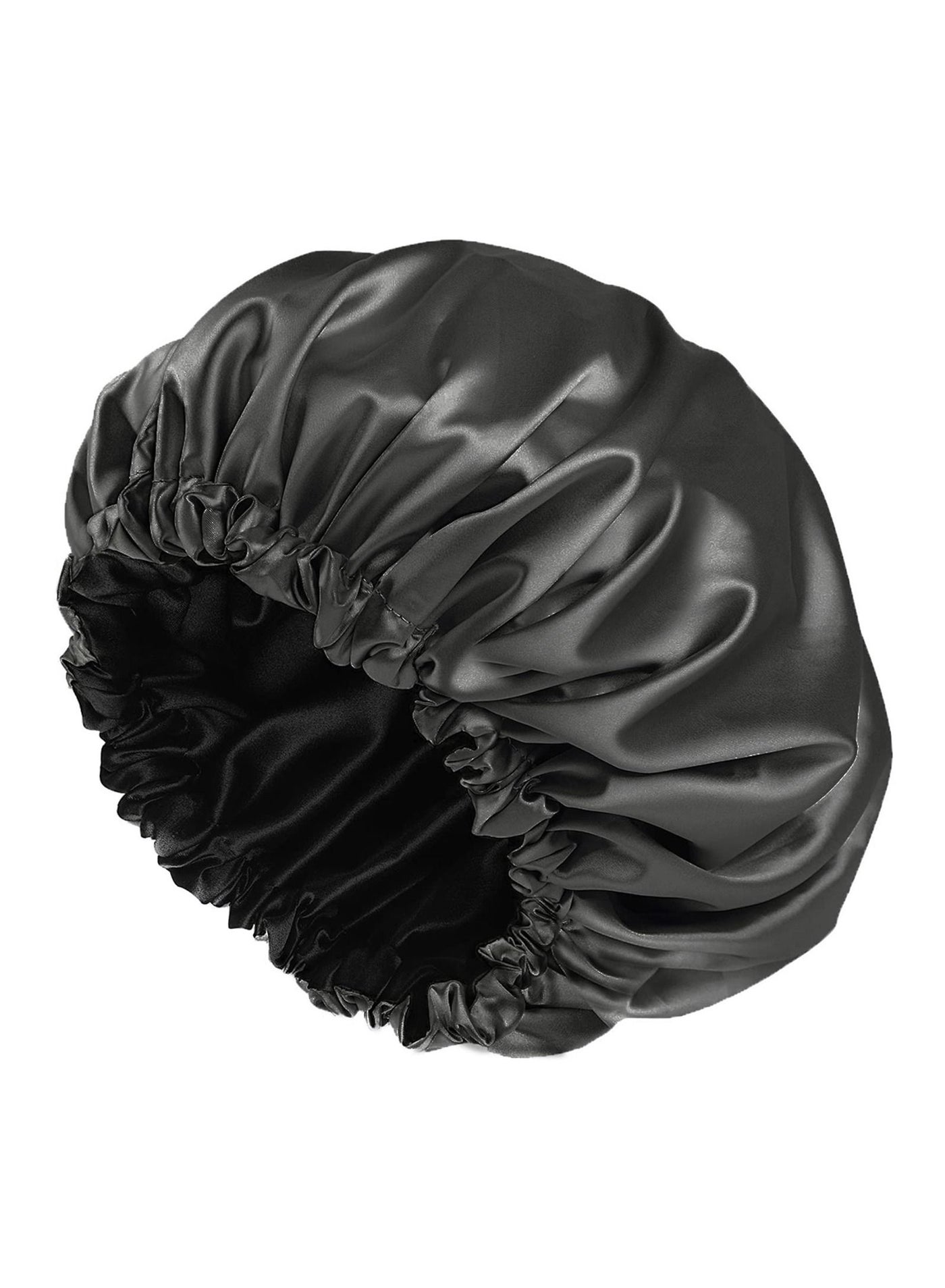 Shower cap for women,Luxury Silk Lined Shower Cap, Machine Washable, Adjustable Size Reusable,Large Satin Shower Cap for all hair