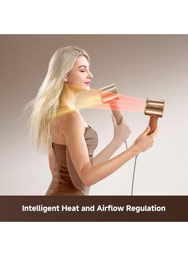 Miracle Pro High-Speed Hair Dryer, 130,000RPM Motor for Fast Drying, Red Light Scalp Care & Hair Nourishment, Intelligent Heat & Airflow Control, 6 Custom Modes, Lightweight Premium Design - image 5