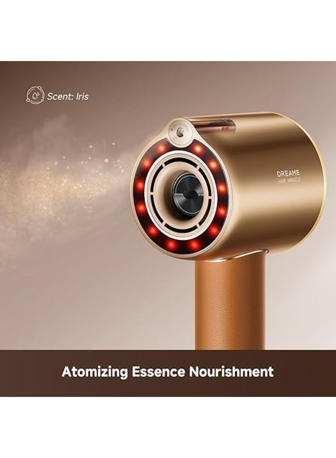 Miracle Pro High-Speed Hair Dryer, 130,000RPM Motor for Fast Drying, Red Light Scalp Care & Hair Nourishment, Intelligent Heat & Airflow Control, 6 Custom Modes, Lightweight Premium Design - image 6