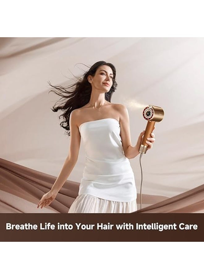 Miracle Pro High-Speed Hair Dryer, 130,000RPM Motor for Fast Drying, Red Light Scalp Care & Hair Nourishment, Intelligent Heat & Airflow Control, 6 Custom Modes, Lightweight Premium Design - image 7