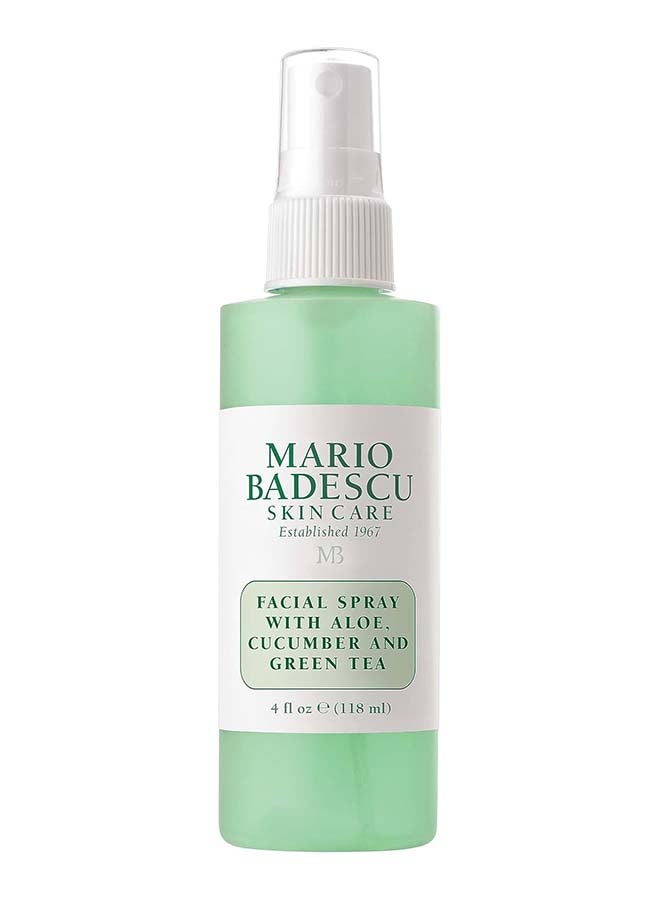 Facial Spray with Aloe, Cucumber & Green Tea 118ml | Refreshing Hydrating Face Mist for Oily & Combination Skin | Pore-Minimising Cooling Toning Spray for Setting Makeup & Soothing Skin | Lightweight Daily Facial Mist