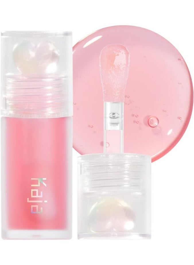 Juicy Glass Lip Oil - Rose Hip Spritz - Clear Tint Gloss Plumper - Hydrating Lightweight Shine with Vitamin Tree Fruit Oil, Vegan Cruelty-Free 4ml