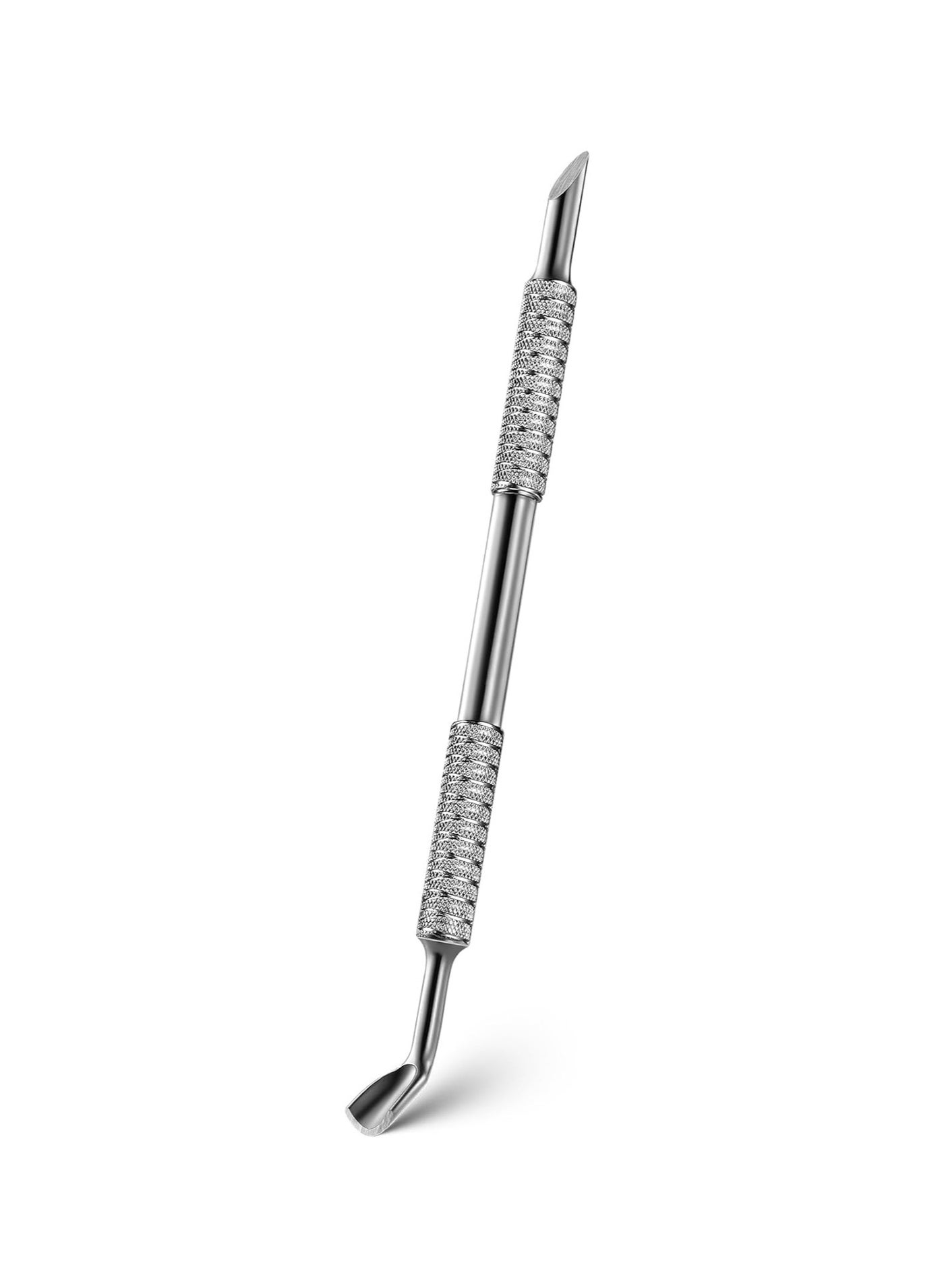 New Double-headed Horseshoe Steel Pusher, Special Tool For Nail Salon, Hand Repair And Dead Skin Pusher, Mirror Bevel Nail Pusher