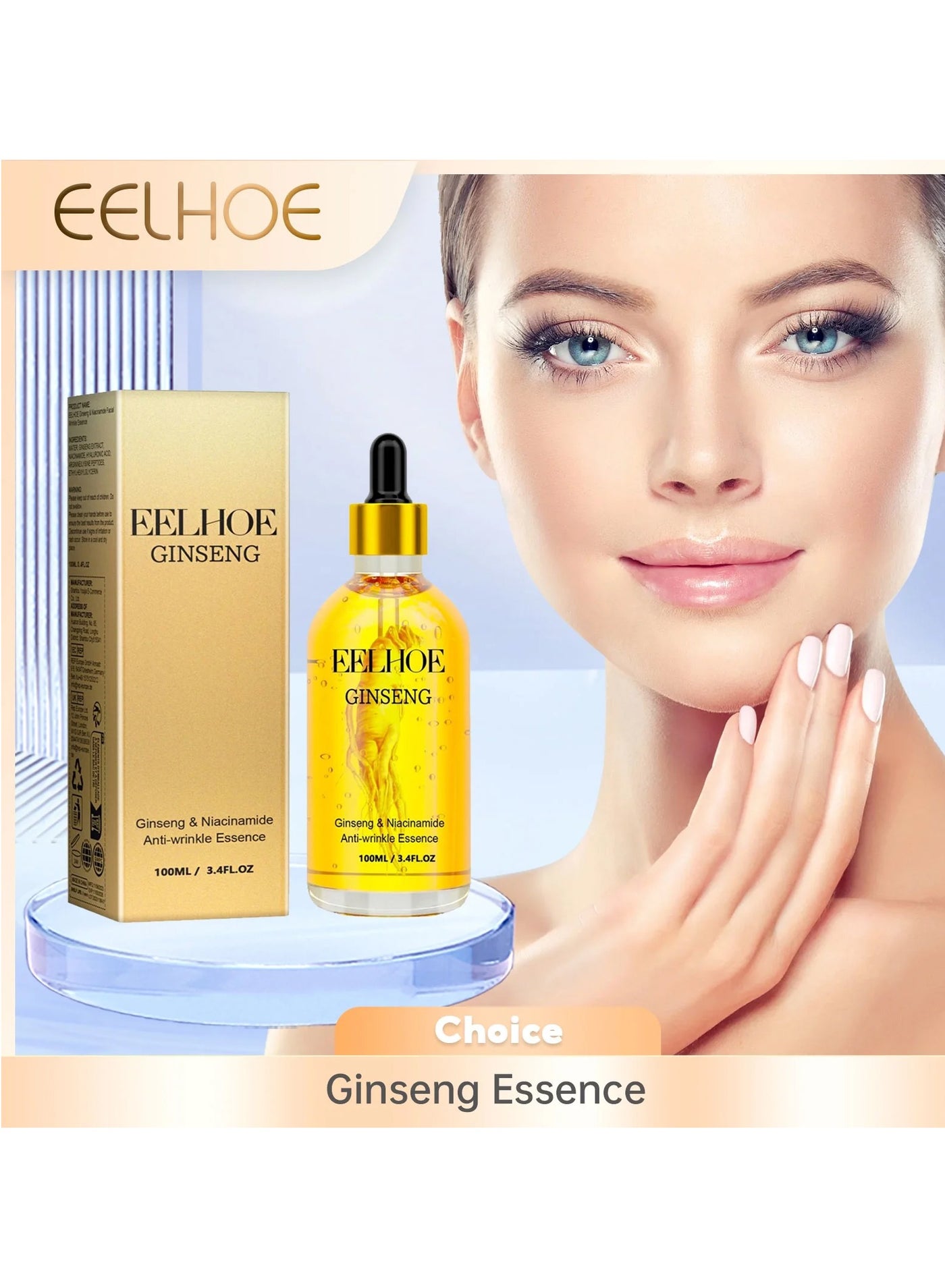 Eelhoe Ginseng & Niacinamide Anti Wrinkle Essence Serum 100 Ml