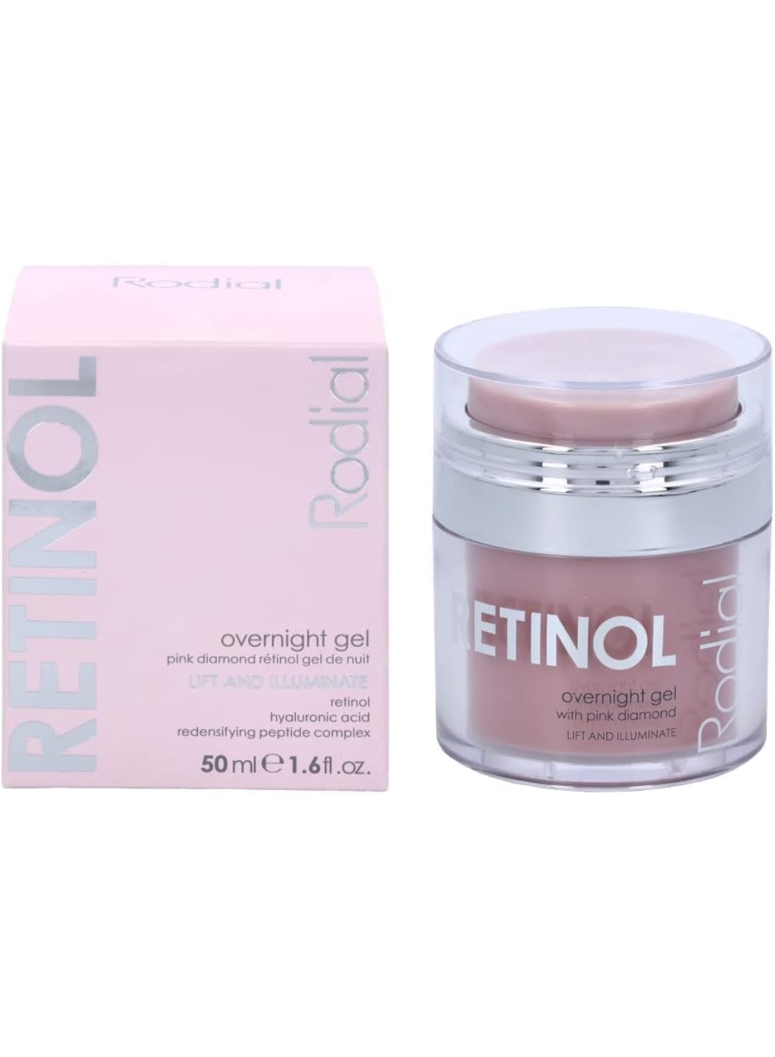Rodial Pink Diamond Retinol Overnight Gel 50ml – Intensive Resurfacing for Deep Wrinkles, Retinol & Vitamin C, Weightless Gel for Age Spot Relief 50ml - image 6