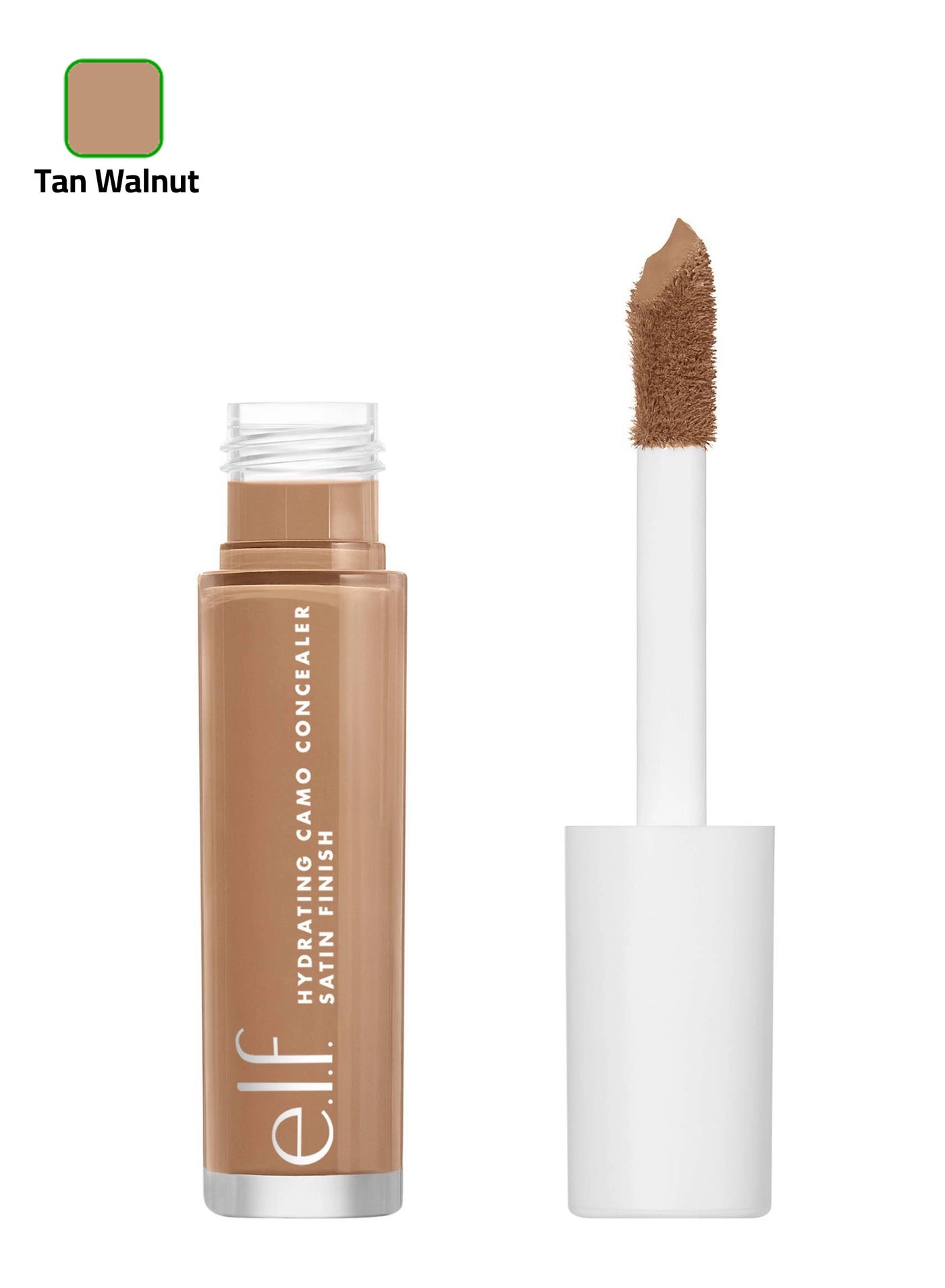 Hydrating Camo Concealer, Lightweight, Full Coverage, Long Lasting, Conceals, Corrects, Covers, Hydrates, Highlights, Satin Finish (Tan Walnut)