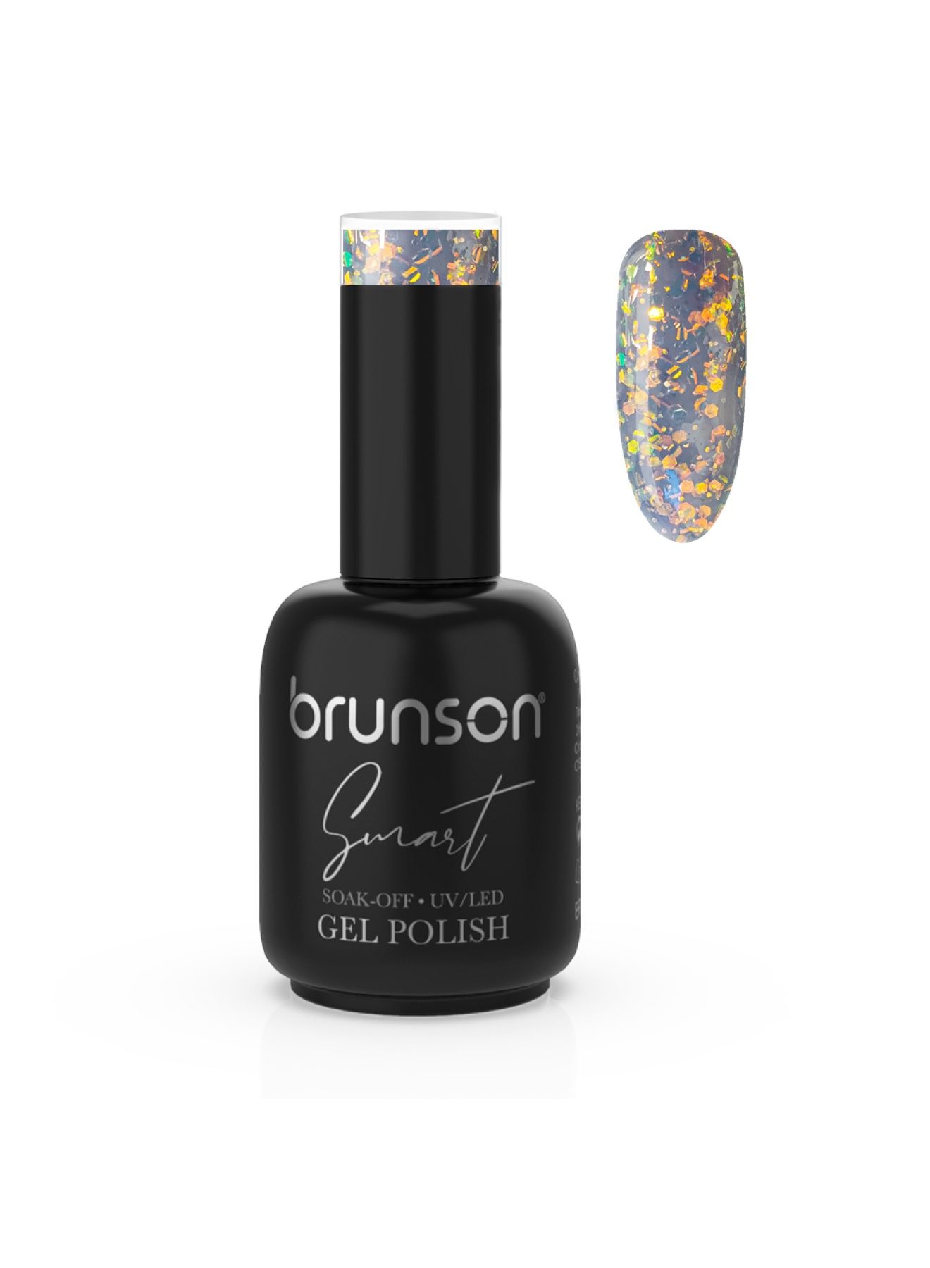 Gel Polish, 15ml Smart Gel Nails Glossy Shine Finish Long Lasting Soak off UV Gel Nal Polish for Nail Art French Manicure Pedicure Salon Quality Chip Resistant Gel Nail Extensions UV Gel Nail Paint
