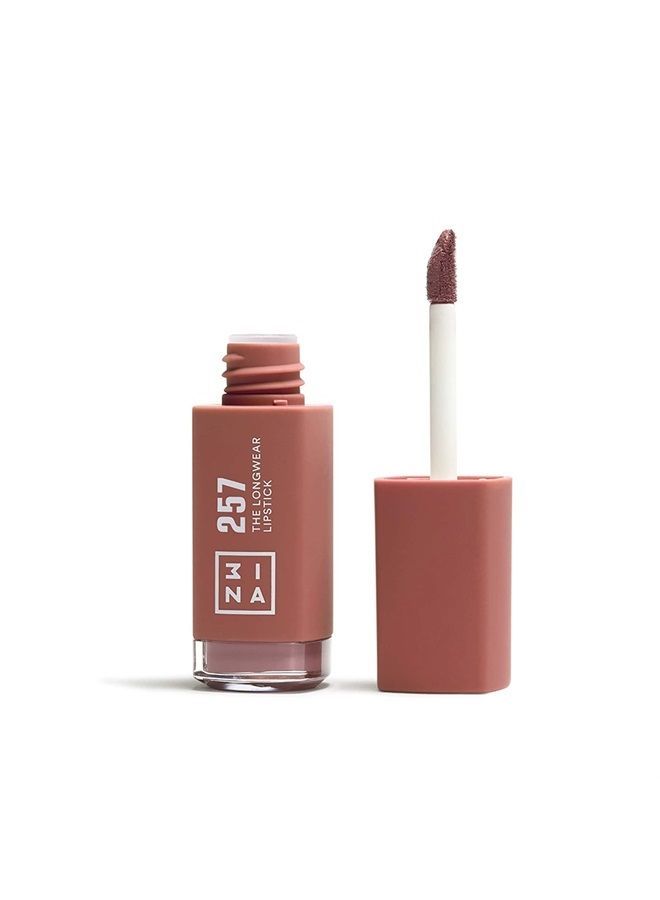 3Ina The Longwear Lipstick - 257 Wine Red Lipstick Women 0.2 oz