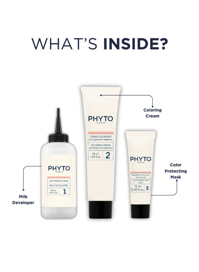 Phyto PhytoColor Permanent Hair Color Kit, Shade 9 Very Light Blonde, Ammonia-Free Botanical Hair Dye with 100% Grey Coverage - image 6