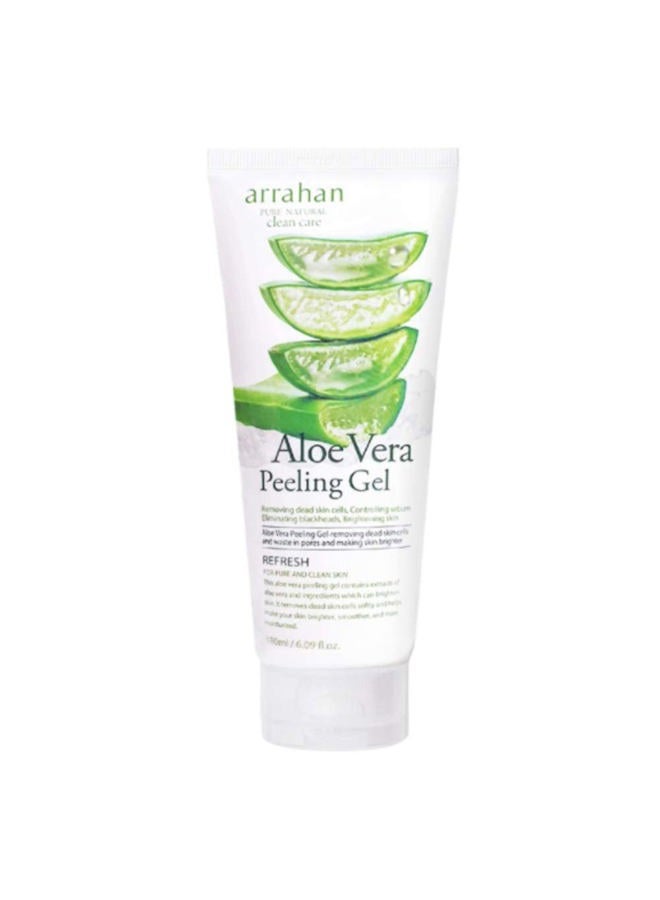 arrahan AloeVera Peeling Gel 180ml / 6.09 fl.oz Skin moisturizing, complexion clear. Skin soothing. Moisture replenishment, skin crystallization.