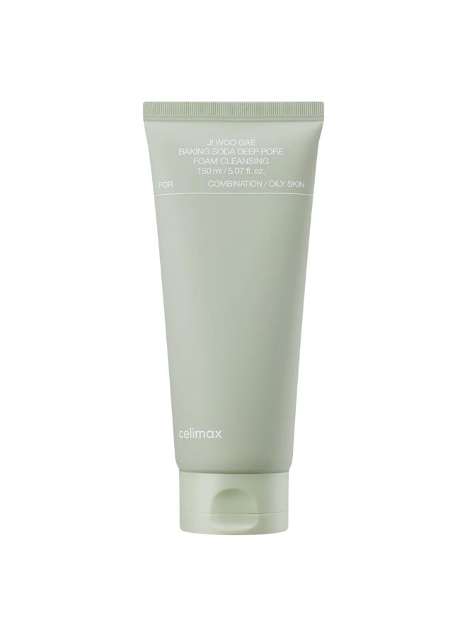 Ji Woo Gae Baking Soda Deep Pore Foam Cleanser 150ml