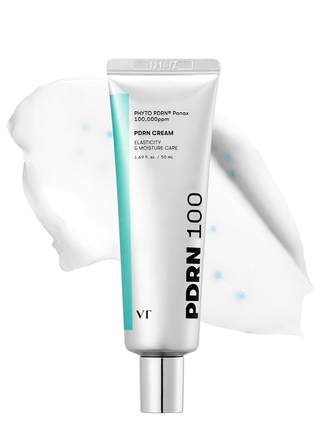 VT COSMETICS PDRN Cream 100, Nourishing & Restorative Moisturizer with 100,000 ppm Vegan PDRN, Lightweight Hydrating Cream for Glowy Glass Skin, Korean Skincare