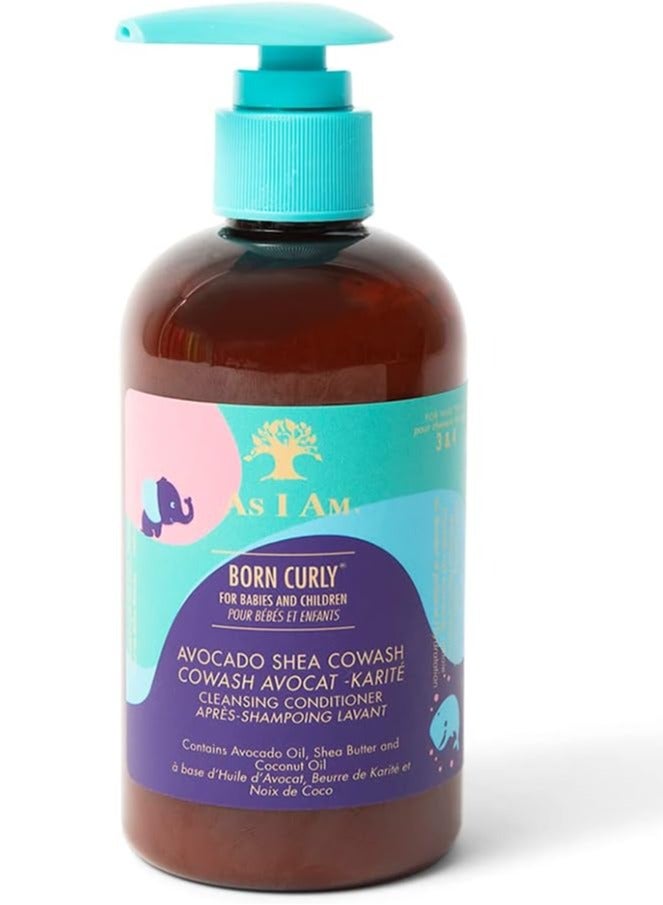 Born Curly avocado shea co-wash For children & babies 240ml