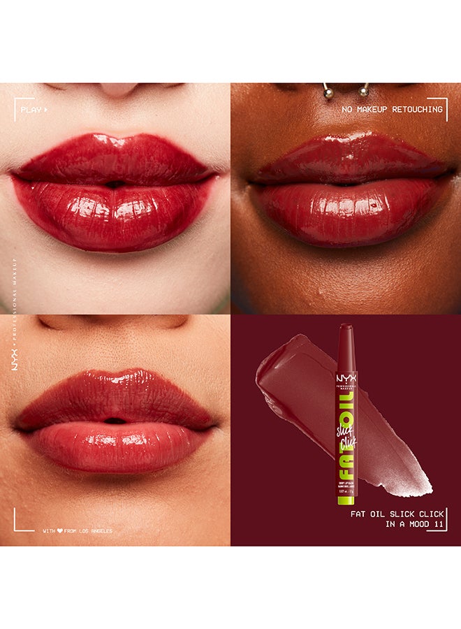 Fat Oil Slick Click Shiny Lip Balm, Vegan - In A Mood - image 5