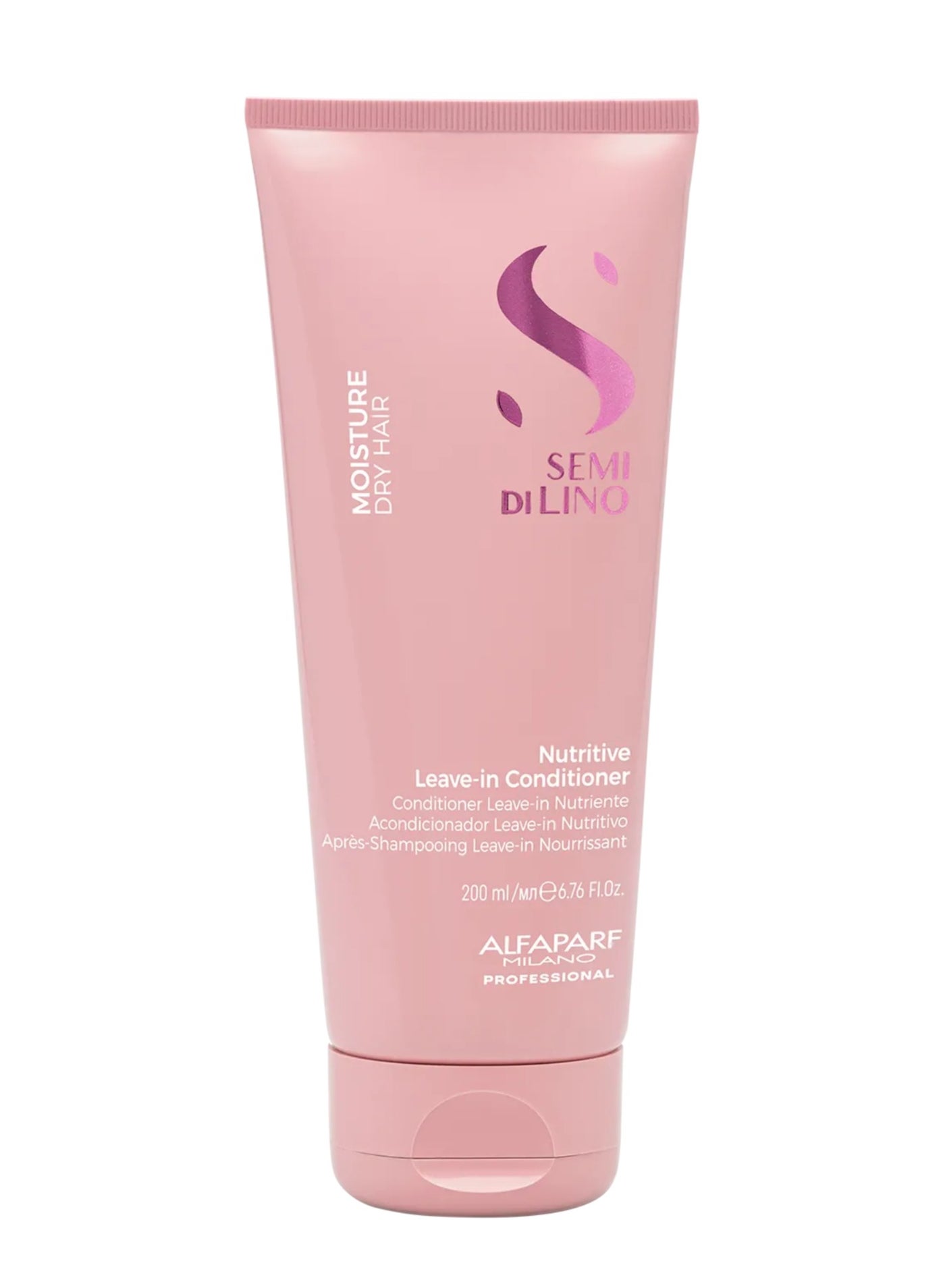Semi Di Lino Moisture Nutritive Leave-In Conditioner 200ml | Hydrating Leave-In for Dry Hair, Improves Softness, Detangling And Frizz Control