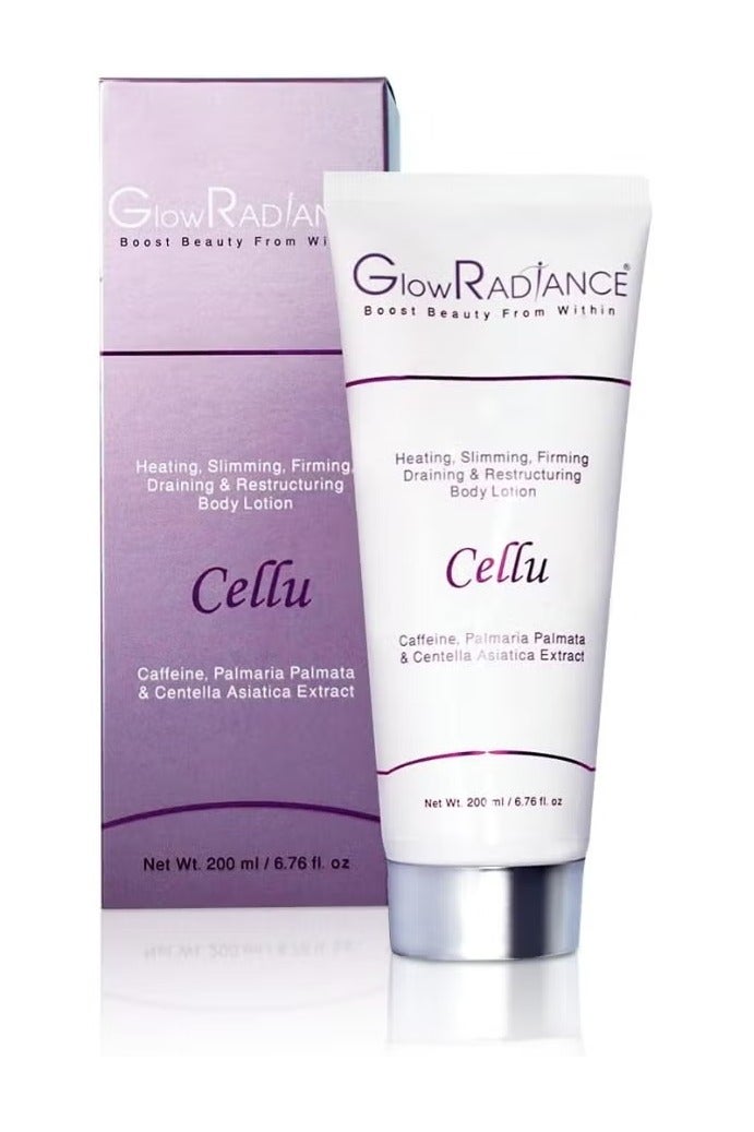 Glow Radiance Cellu Lotion â 200ml | Firming & Smoothing Body Moisturizer | Reduces Appearance of Cellulite | Hydrating & Nourishing Formula