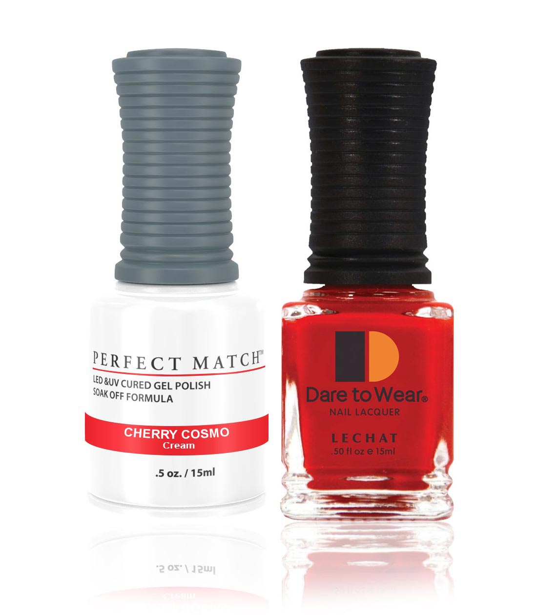 Perfect Match Gel Nail Polish 15ml Soak Off Long Lasting High Shine UV LED Gel Non Toxic Easy Application Wide Color Range for Manicure and Pedicure Cherry Cosmo PMS01