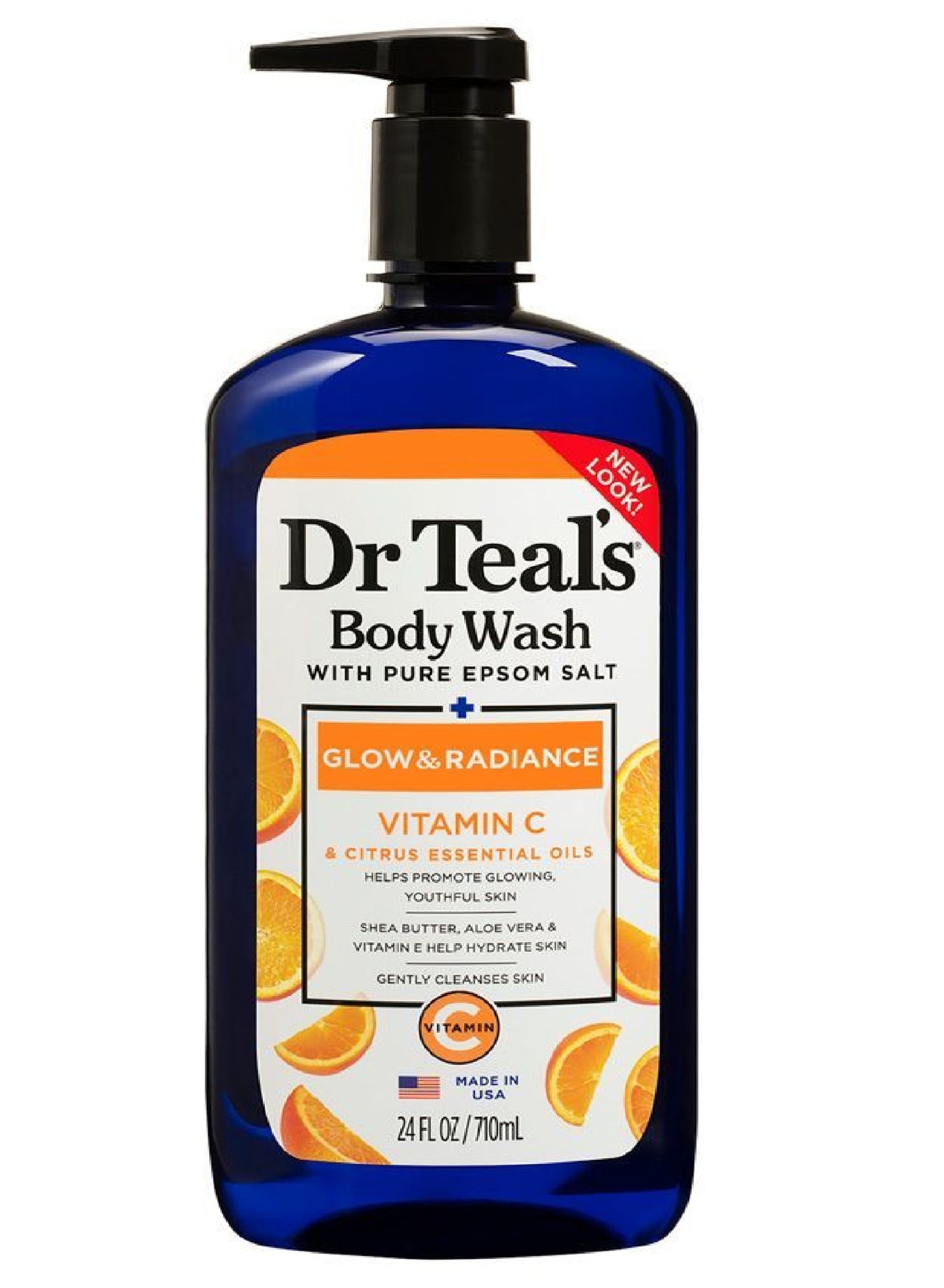 DR.TEALS VITAMIN C & CITRUS ESSENTIAL OILS BODY WASH 710ML