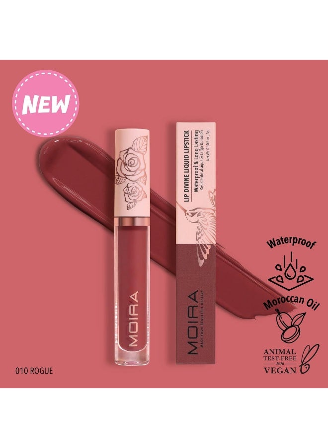 Lip Divine Liquid Lipstick (010, Rogue) - image 3