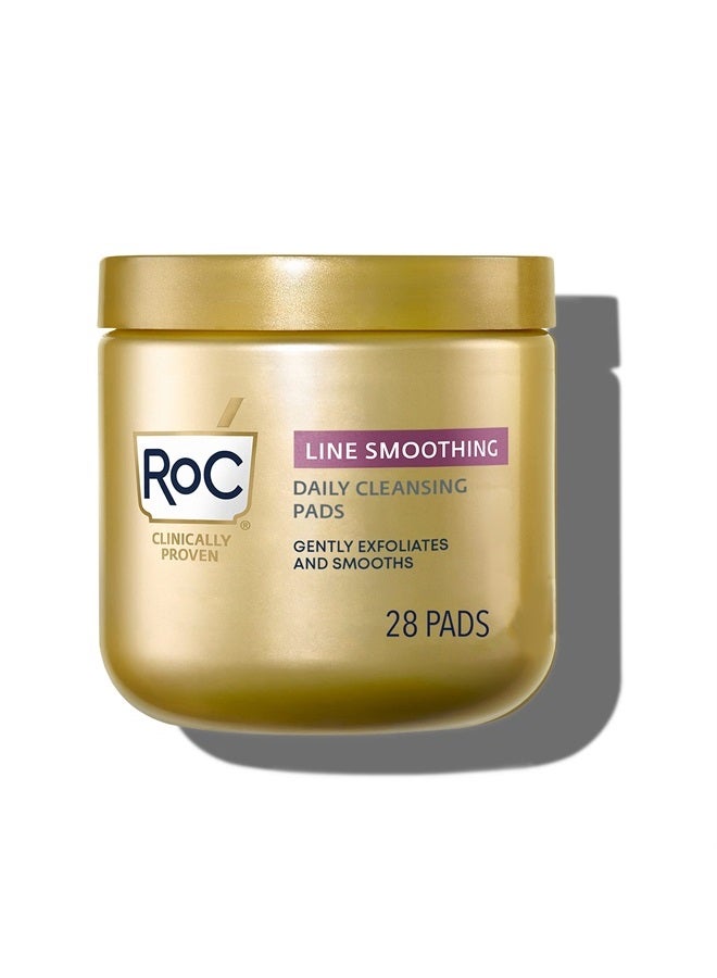 Resurfacing Disks, Hypoallergenic Exfoliating Makeup Remover Pads for Wrinkles and Skin Tone, Hypo-Allegenic Skin Care, Oil-Free Daily Cleanser, 28 Count (Packaging May Vary)
