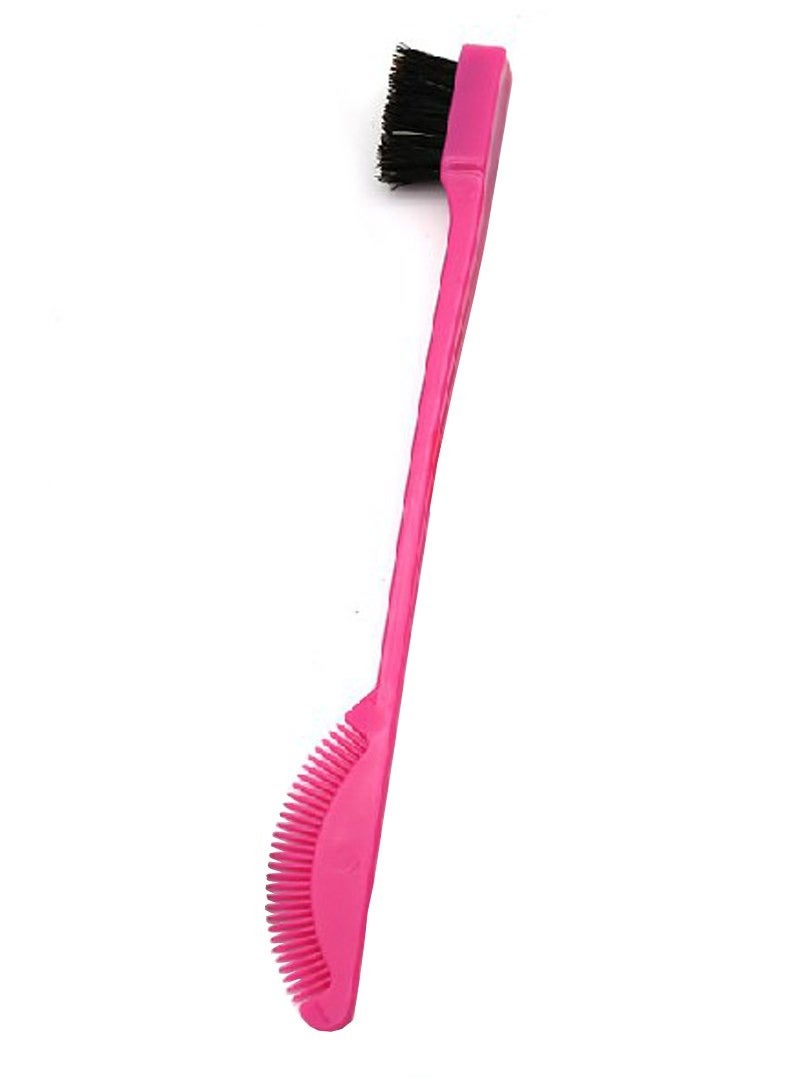 2 in 1 Hair Edge Control Brush Comb Eyebrow Brush Double Sided Edge Brush for Hairstyling Eyelash Combs and Eyebrow Brushes for Women Men Kids