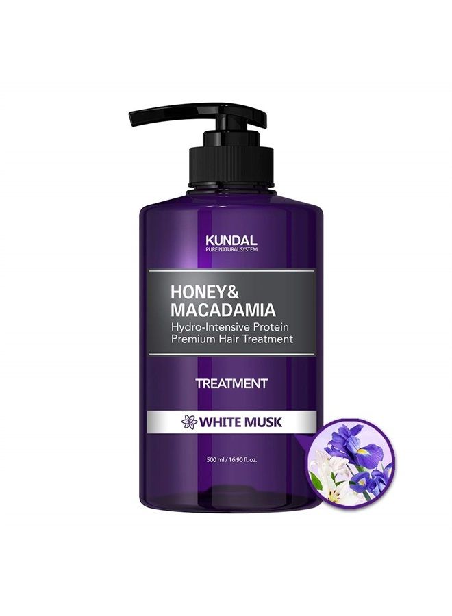 KUNDAL White Musk Honey&Macadamia Hydro-Intensive Protein Premium Nature Hair Treatment 200ml