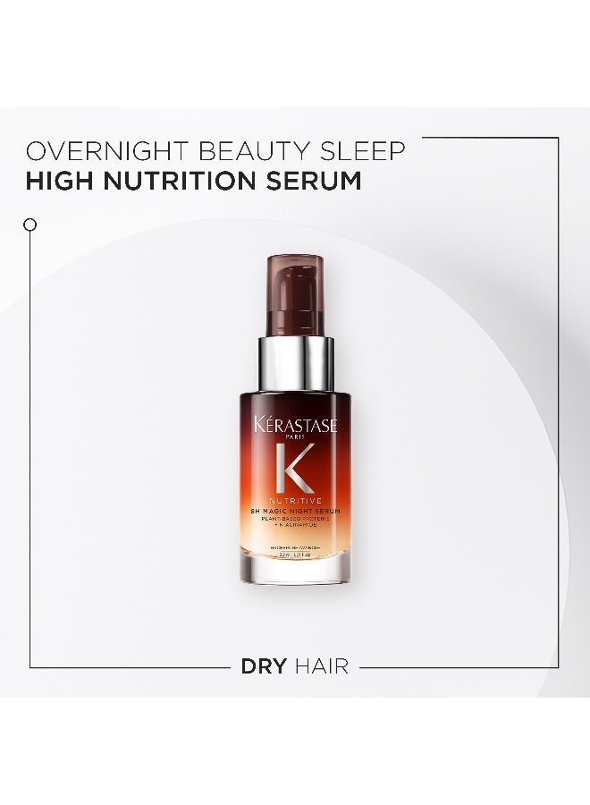 Nutritive 8H Magic Night Serum Overnight Treatment For Dry Hair,  30Ml - image 3