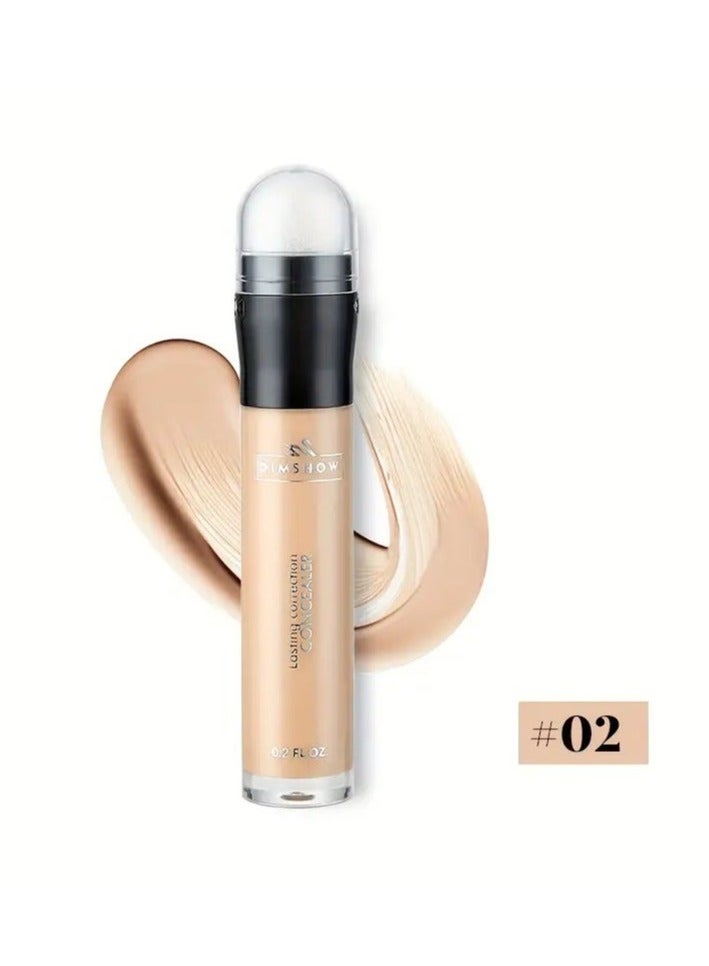 Waterproof Concealer Pen - Flawless Oil Control, Dark Circle Coverage, Contouring, and Highlighting Stick for Smooth Skin Tone #2