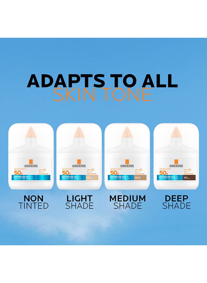 La Roche-Posay Anthelios UVAir Light Natural Shade Sunscreen Serum SPF 50+ with Niacinamide; Daily Facial Sunblock for Men/Women; Light as Air Texture with Invisible Finish for All Skin Types 50ML - image 8