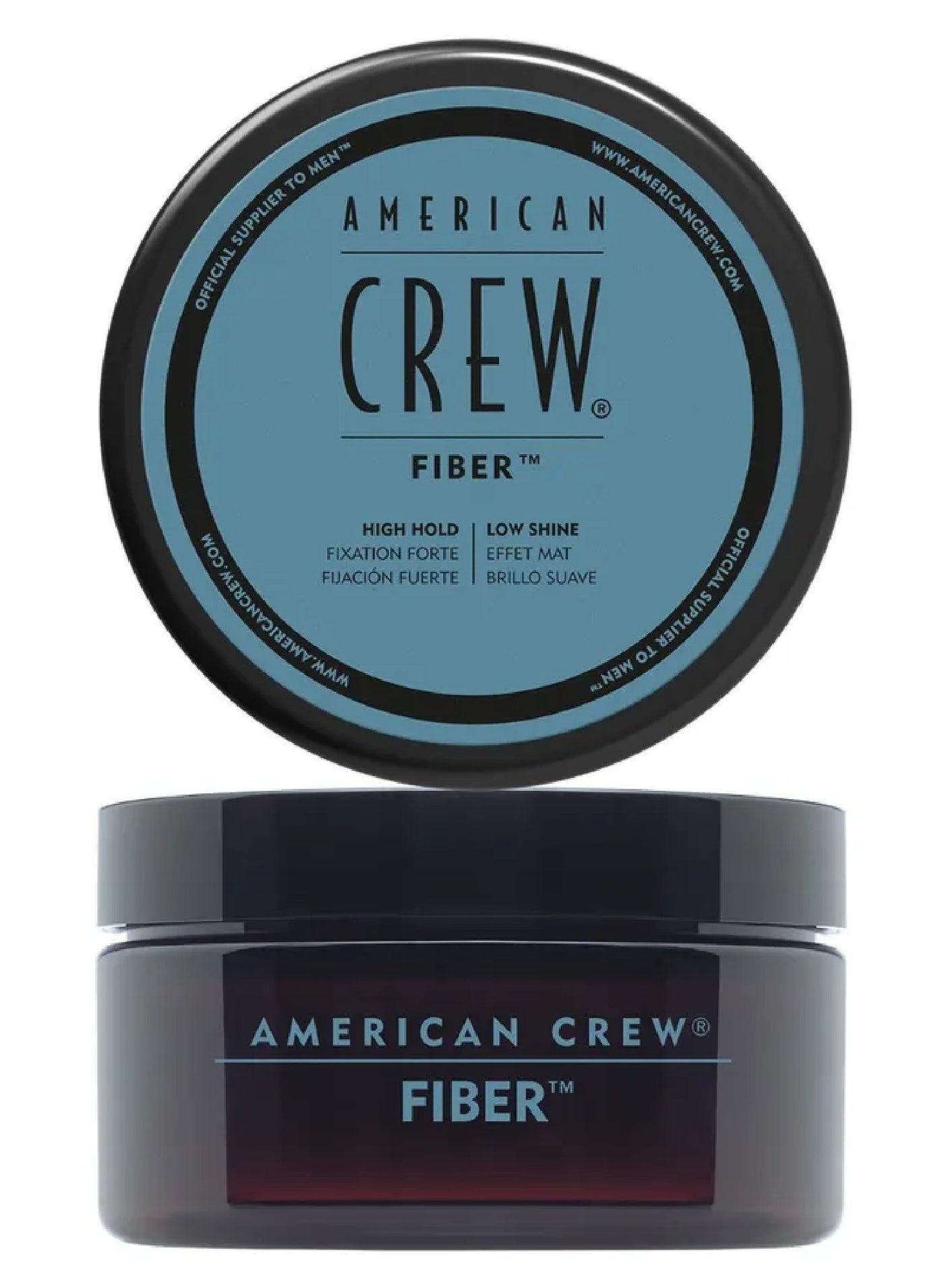 American Crew Fiber Hair Wax, High Hold, Low Shine, Adds Texture and Volume, Perfect for All Hair Types, 50g