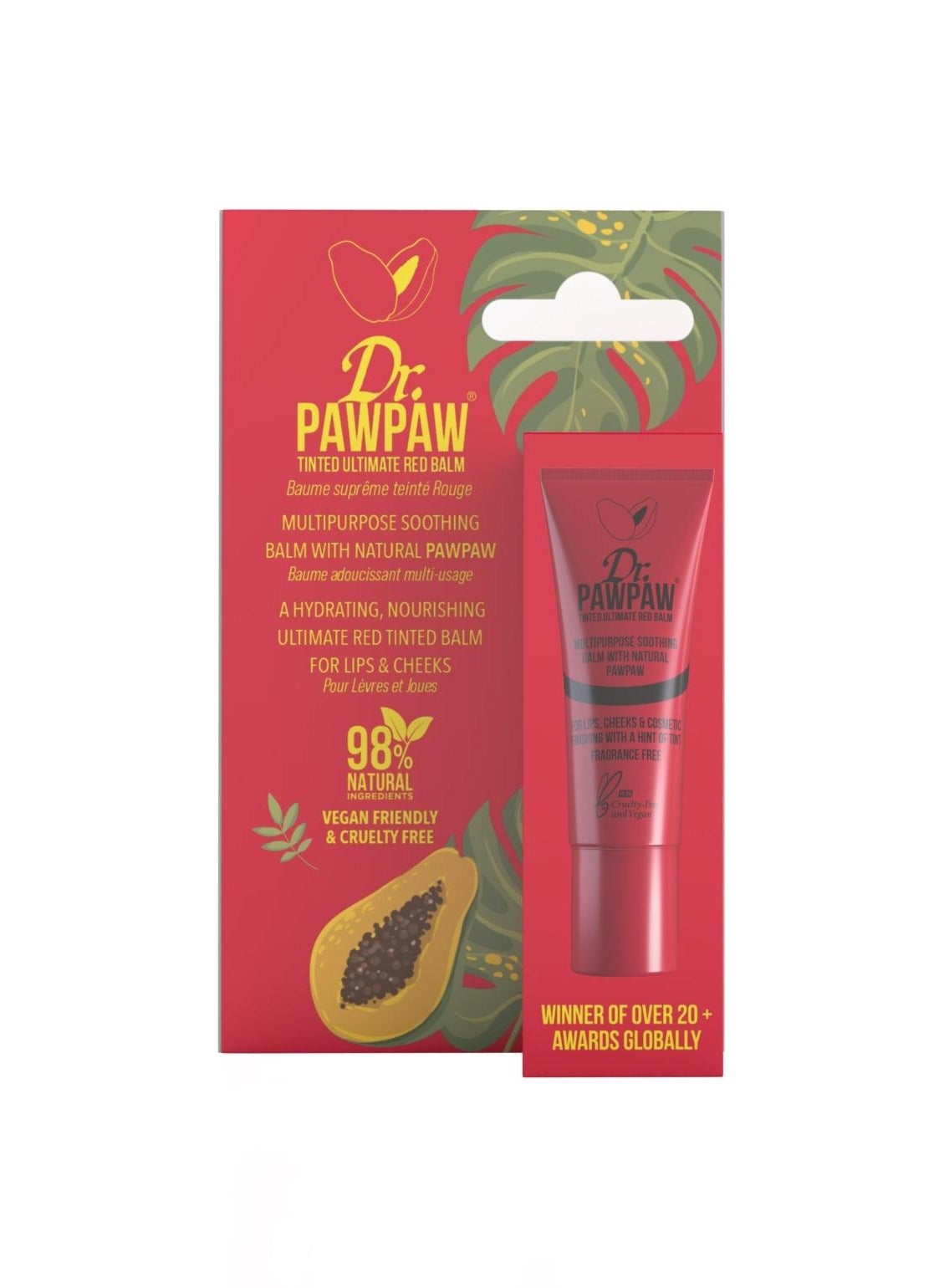 Ultimate Multipurpose Red Tinted Balm For Lips CheeksAnd Skin