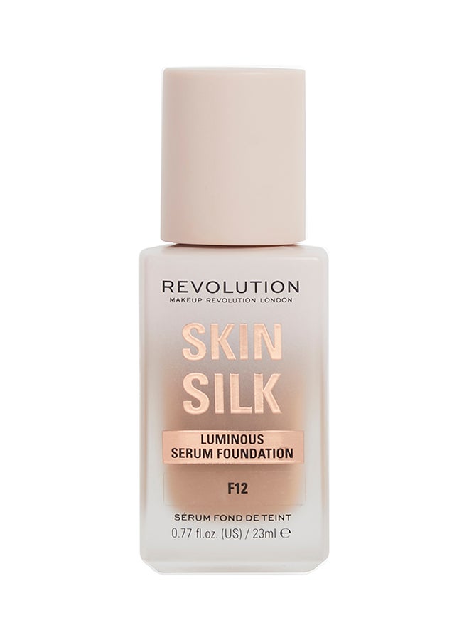 Makeup Revolution Skin Silk Serum Foundation F12