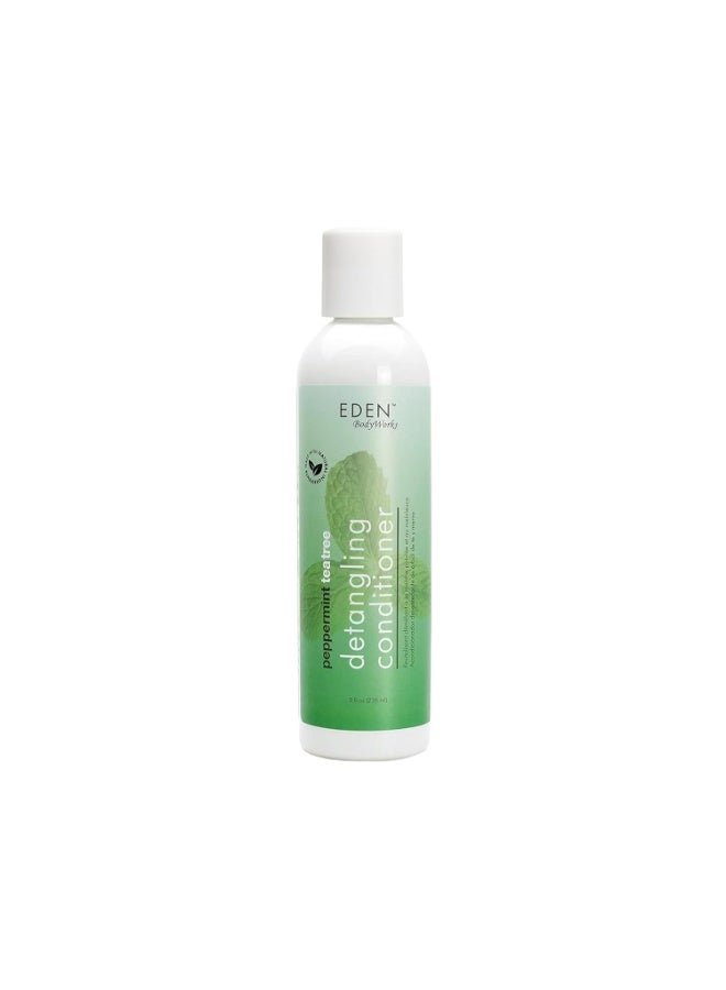 EDEN BodyWorks Peppermint Tea Tree Conditioner | 8 oz | Refresh & Soothe Scalp, Moisturize & Detangle Hair - Packaging May Vary