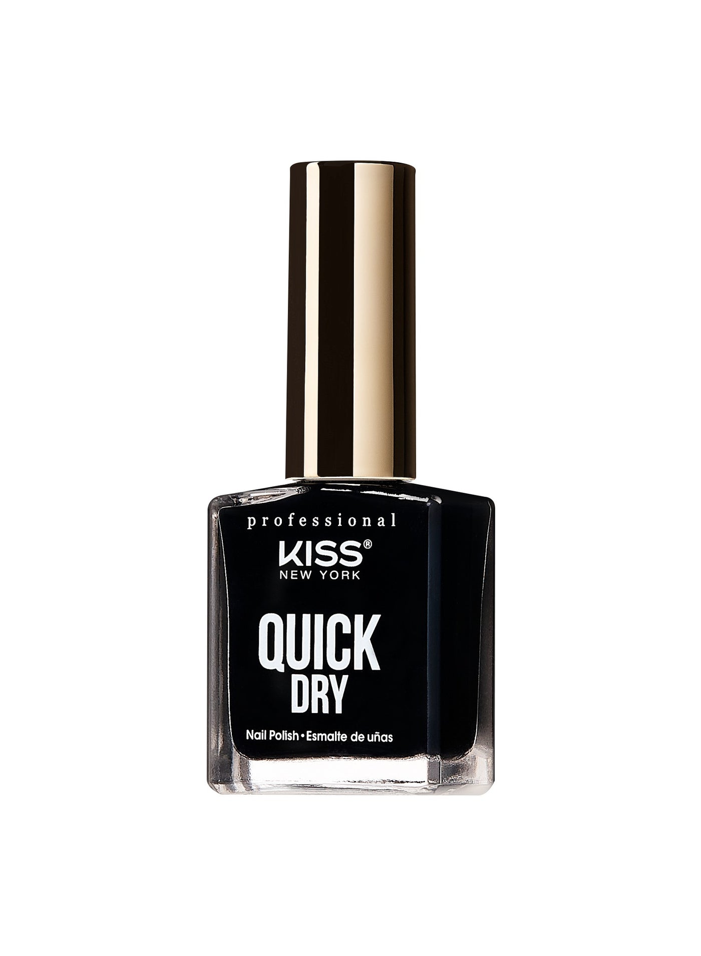 Kiss Quick Dry Nail Polish Black Out QP03 - image 2
