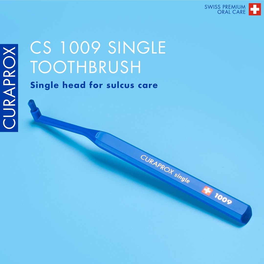 CS 1009 Soft Single Tuft Toothbrush I 1009 CUREN® Bristles for Precise & Gentle Plaque Removal | Promotes Healthier Gums and Teeth, Perfect for Detail Brushing, Single Pack - image 2