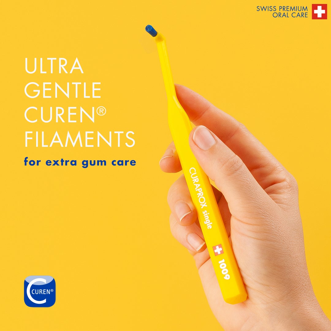 CS 1009 Soft Single Tuft Toothbrush I 1009 CUREN® Bristles for Precise & Gentle Plaque Removal | Promotes Healthier Gums and Teeth, Perfect for Detail Brushing, Single Pack - image 3