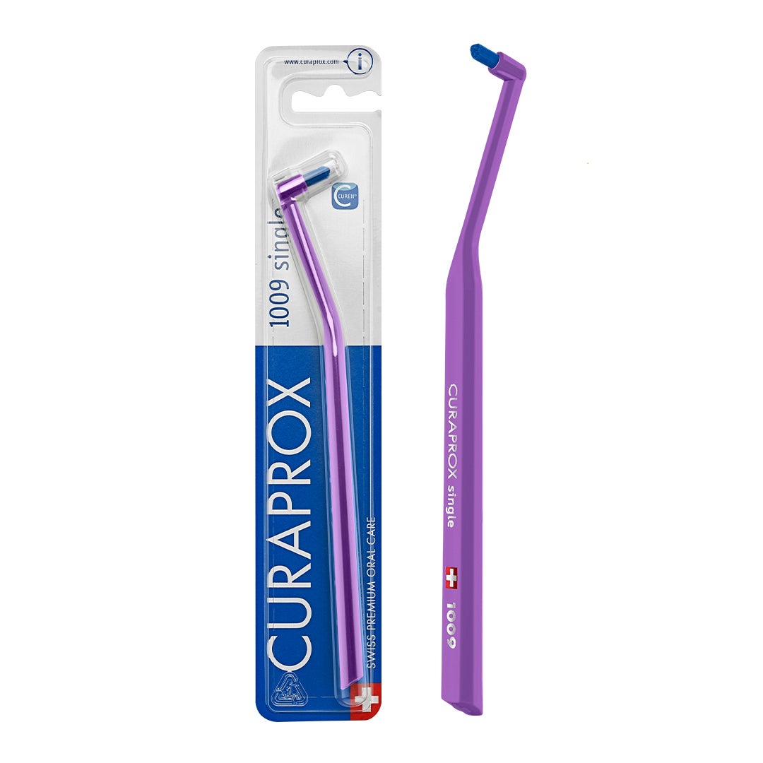 CS 1009 Soft Single Tuft Toothbrush I 1009 CUREN® Bristles for Precise & Gentle Plaque Removal | Promotes Healthier Gums and Teeth, Perfect for Detail Brushing, Single Pack