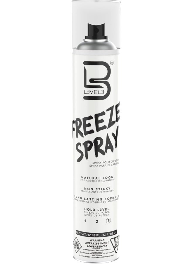 Level 3 Freeze Hair Spray - Long Lasting and Strong Hold Hair Spray - 400ml
