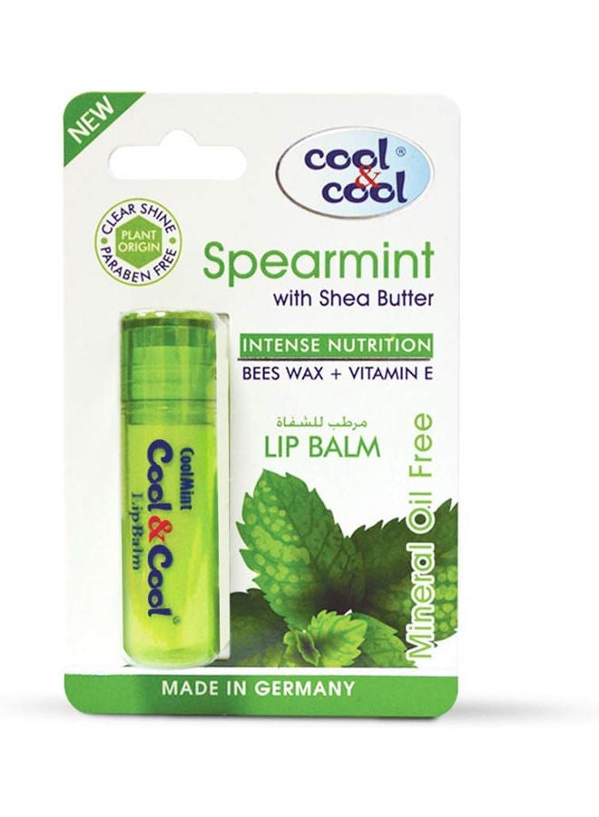 Intense Nutrition Bees Wax + Vitamin E Lip Balm - Spearmint with Shea Butter 4.6g