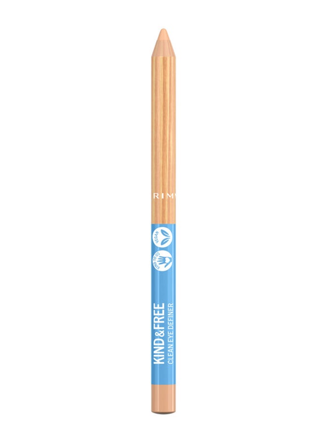 Kind & Free Clean Eyeliner Pencil - 005 - Creamy White, 1.1g