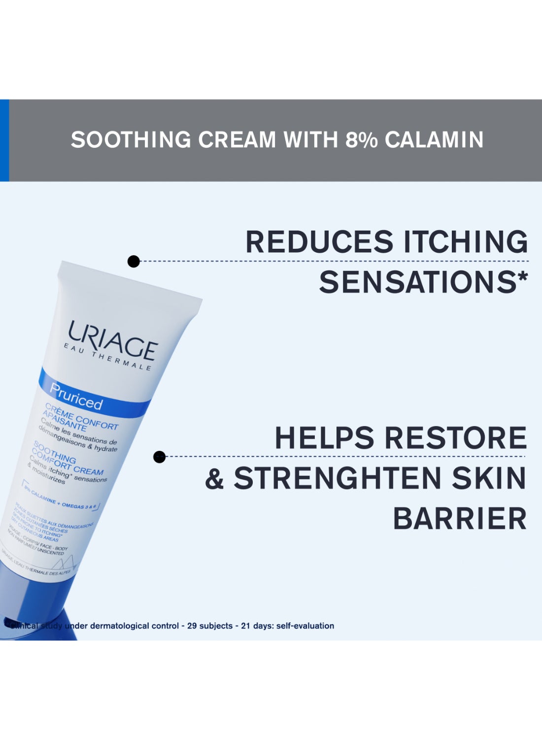 Pruriced Soothing Face And Body Cream Alpine Thermal Water | For Itch Relief Dry Irritated And Sensitive Skin 100ml - image 4