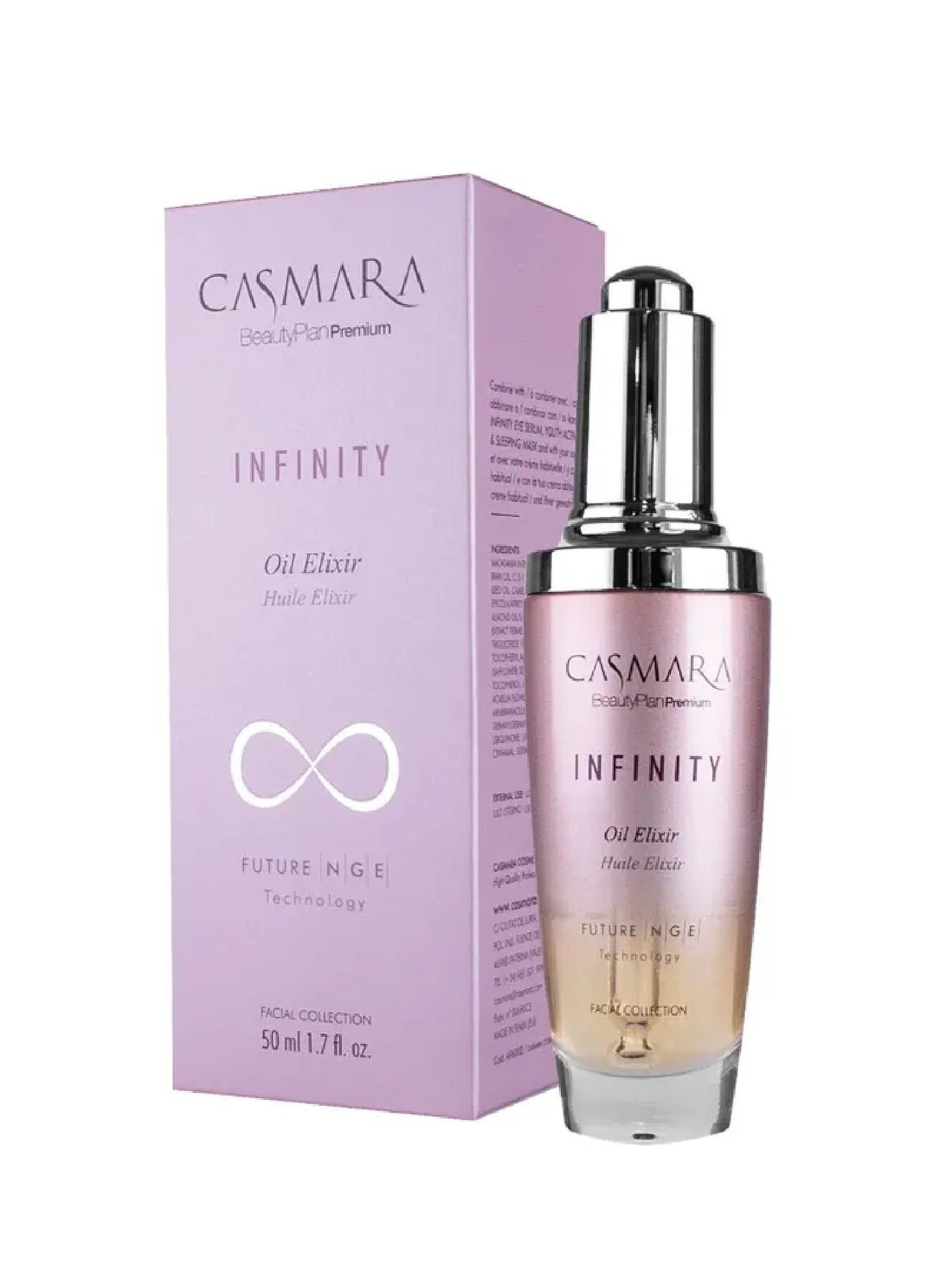 Infinity Elixir Oil Highly Antioxidant Oil Elixir, Dry Touch Texture, Advanced Blend With Organic Oil, Suitable For All Skin Types, 50ml