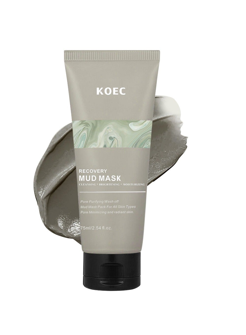 Relief Mud Mask - Mud Hydrating & Moisturizing Deep Pore Cleanser Face Mask with Nature-Derived Ingredients - Oil Control,Pore Minimizing and Radiant Skin for All Type