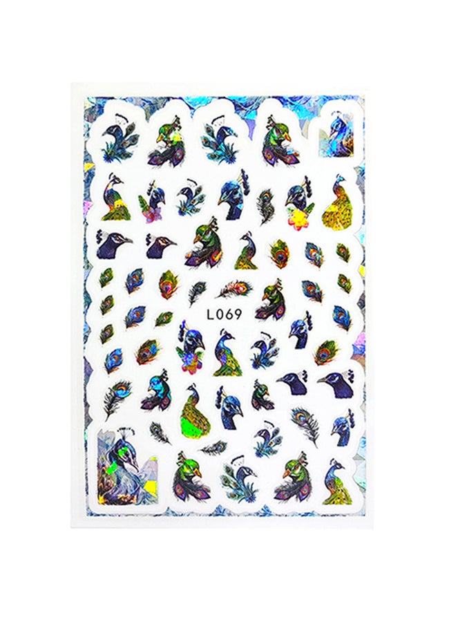 3D Design Stickers For Nails Art Decoration L069