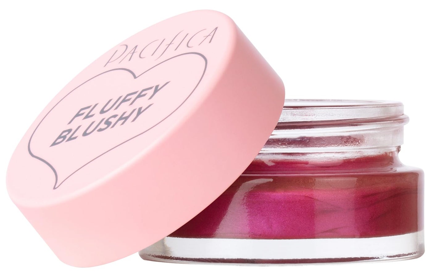 Pacifica Fluffy Blushy Cream Blush â€“ Pink Haze Soft Coral Pink - Face Makeup - Whipped Blendable Blush for Cheeks Dark Pink Hydrating Blusher w/Vegan Collagen Light Airy Texture Sheer Buildable Color